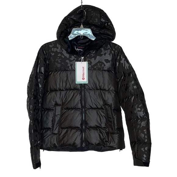 Marmot Woman's Guides Down Puffer Jacket black, techo camo XS